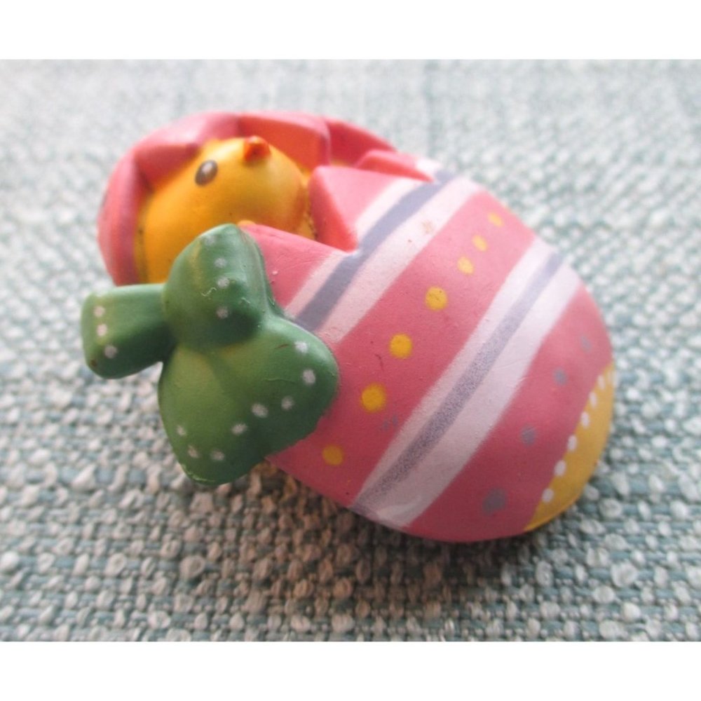 2 Easter Vintage Easter Chick Pins Easter Basket … - image 8